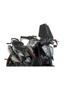 Puig - Saut-vent Naked New Generation Sport 9668 - KTM 790 DUKE 2018-2019, 790 DUKE L 2018-2019 Couleur Puig:Apparence Carbone