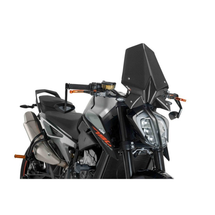 Puig - Saut-vent Naked New Generation Sport 9668 - KTM 790 DUKE 2018-2019, 790 DUKE L 2018-2019 Couleur Puig:Apparence Carbone