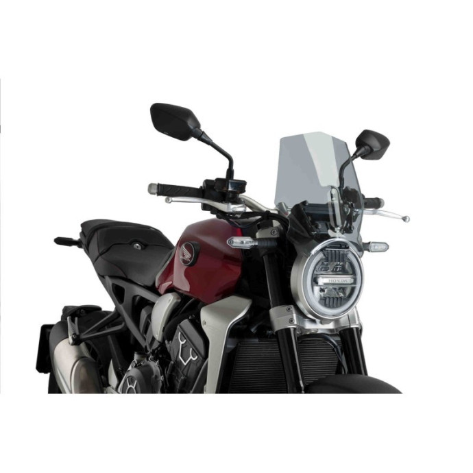 Puig - Saut-vent Naked New Generation Sport 9748 - Honda CB1000R NEO SPORTS CAFE 2018-2019, CB650R NEO SP... Couleur Puig:Fumé C