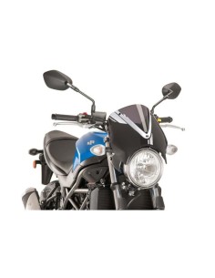 Puig Pare-brise Retrovision 8926 Noir Mat - Suzuki SV650 2016 et + Couleur Puig:Bleu