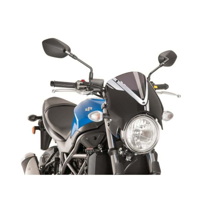 Puig Pare-brise Retrovision 8926 Noir Mat - Suzuki SV650 2016 et + Couleur Puig:Bleu