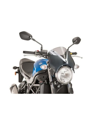 Puig Pare-brise Retrovision 8927 Look Carbone - Suzuki SV650 2016 et + Couleur Puig:Fumé Clair