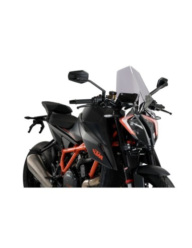 Saute vent Naked New Generation Touring 20461 Puig pour KTM 1290 SUPERDUKE R 2020 et + Couleur Puig:Fumé Clair