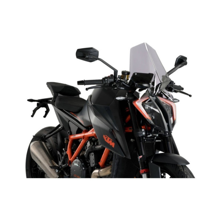 Saute vent Naked New Generation Touring 20461 Puig pour KTM 1290 SUPERDUKE R 2020 et + Couleur Puig:Fumé Clair