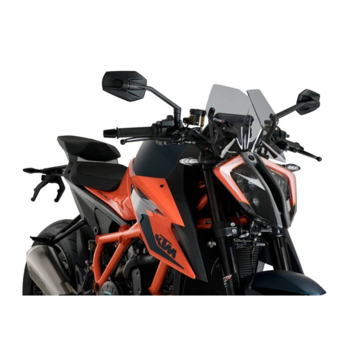 Saute-vent Naked New Generation Sport 20425 Puig pour KTM 1290 SUPERDUKE R 2020 et + Couleur Puig:Fumé Clair