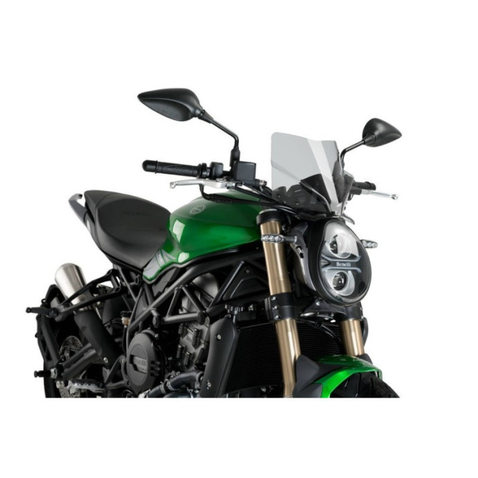 Saute-Vent Naked New Generation Sport 20505 Puig pour Benelli BN 752S 2018 et + Couleur Puig:Fumé Clair