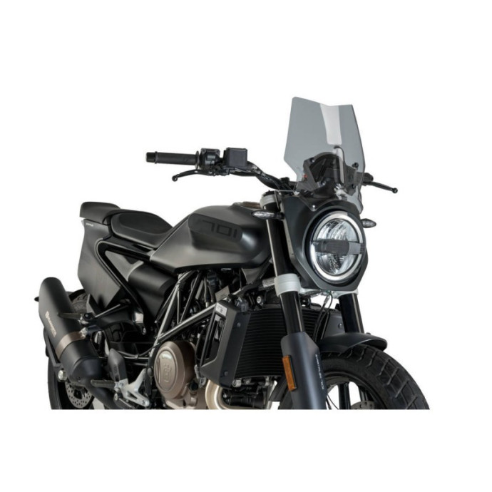 Saute-vent Naked New Generation Sport 3858 Puig pour Husqvarna SVARTPILEN 401 2019 et + Couleur Puig:Fumé Clair