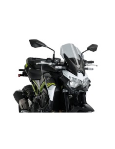 Saute-vent Naked New Generation Touring 3841 Puig pour Kawasaki Z900 2020 et + Couleur Puig:Fumé Clair