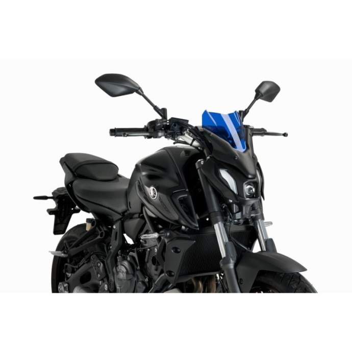 Saute-Vent New Generation Sport 20618 Puig pour Yamaha MT07 2021 et + Couleur Puig:Bleu