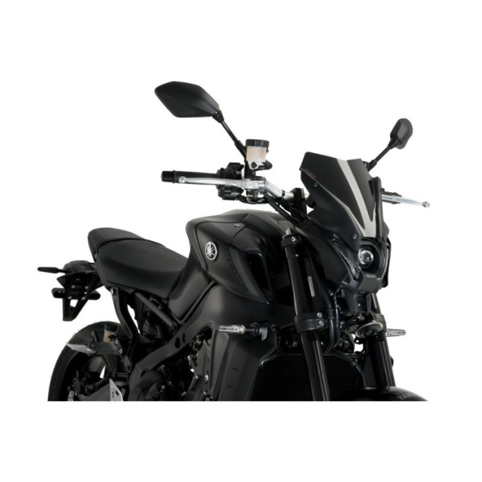 Saute-Vent New Generation Sport 20644 Puig pour Yamaha MT09 / SP 2021 et + Couleur Puig:Apparence Carbone
