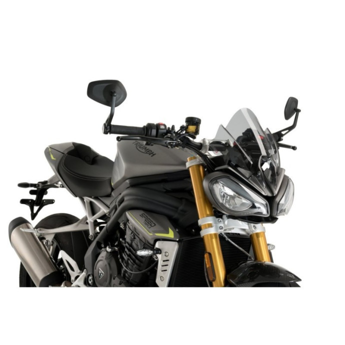 Saute-Vent New Generation Sport 20795 Puig pour Triumph Speed Triple RS 2021 et + Couleur Puig:Fumé Clair