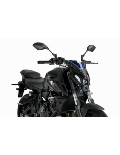 Saute-Vent New Generation Sport Plus 20620 Puig pour Yamaha MT-07 2021 et + Couleur Puig:Bleu