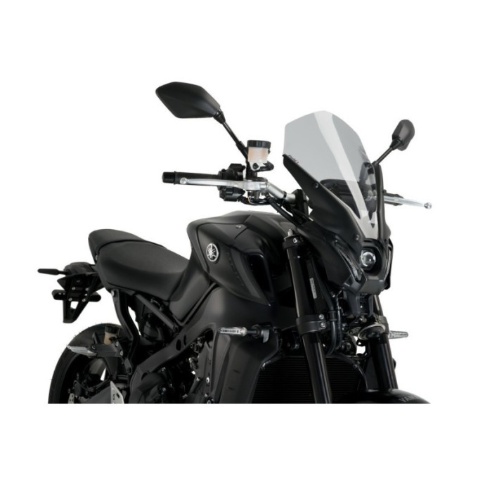 Saute-Vent New Generation Touring 20645 Puig pour Yamaha MT09 / SP 2021 et + Couleur Puig:Fumé Clair