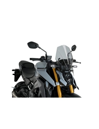Saute-Vent New Generation Touring 20835 Puig pour Suzuki GSXS950 et GSXS1000 2021 et + Couleur Puig:Fumé Clair