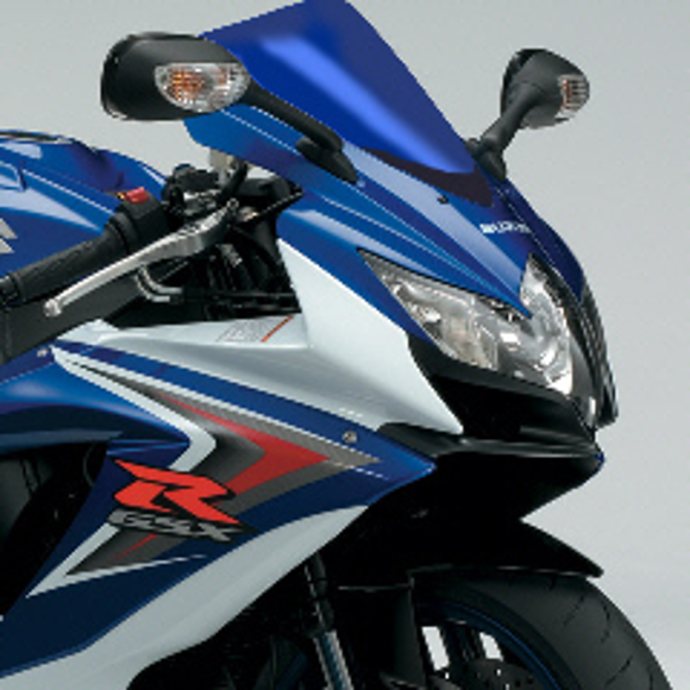 Bulle double courbure SUZUKI 600 GSX R 2008/2010 