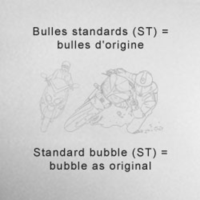 Bulle standard APRILIA 125 AF1 1987/1989 